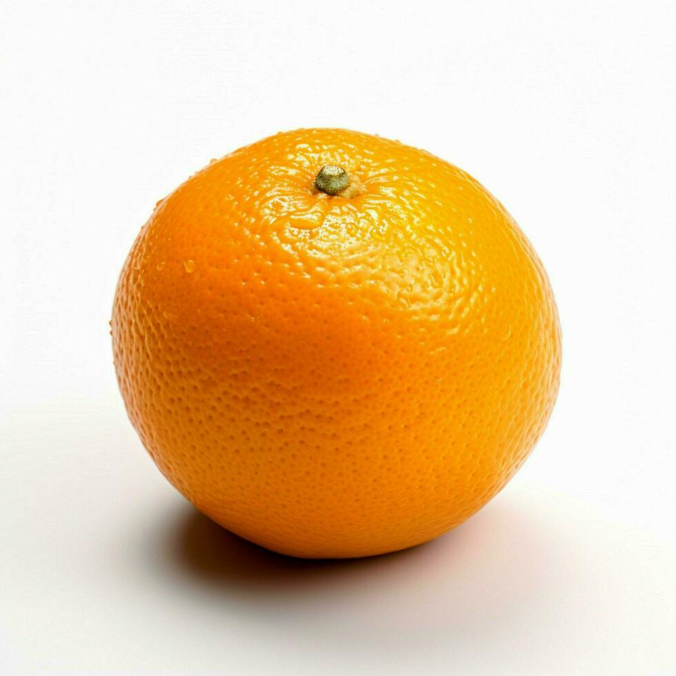 Orange with white background high quality ultra hd photo
