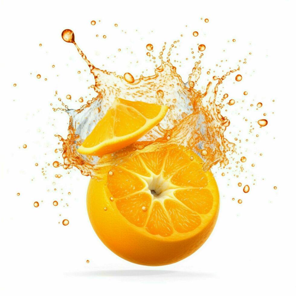 Orangina with white background high quality ultra photo