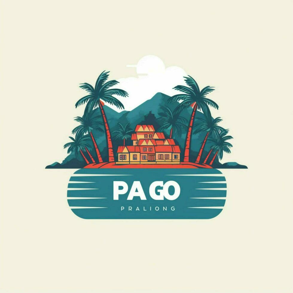 Pago International with white background photo