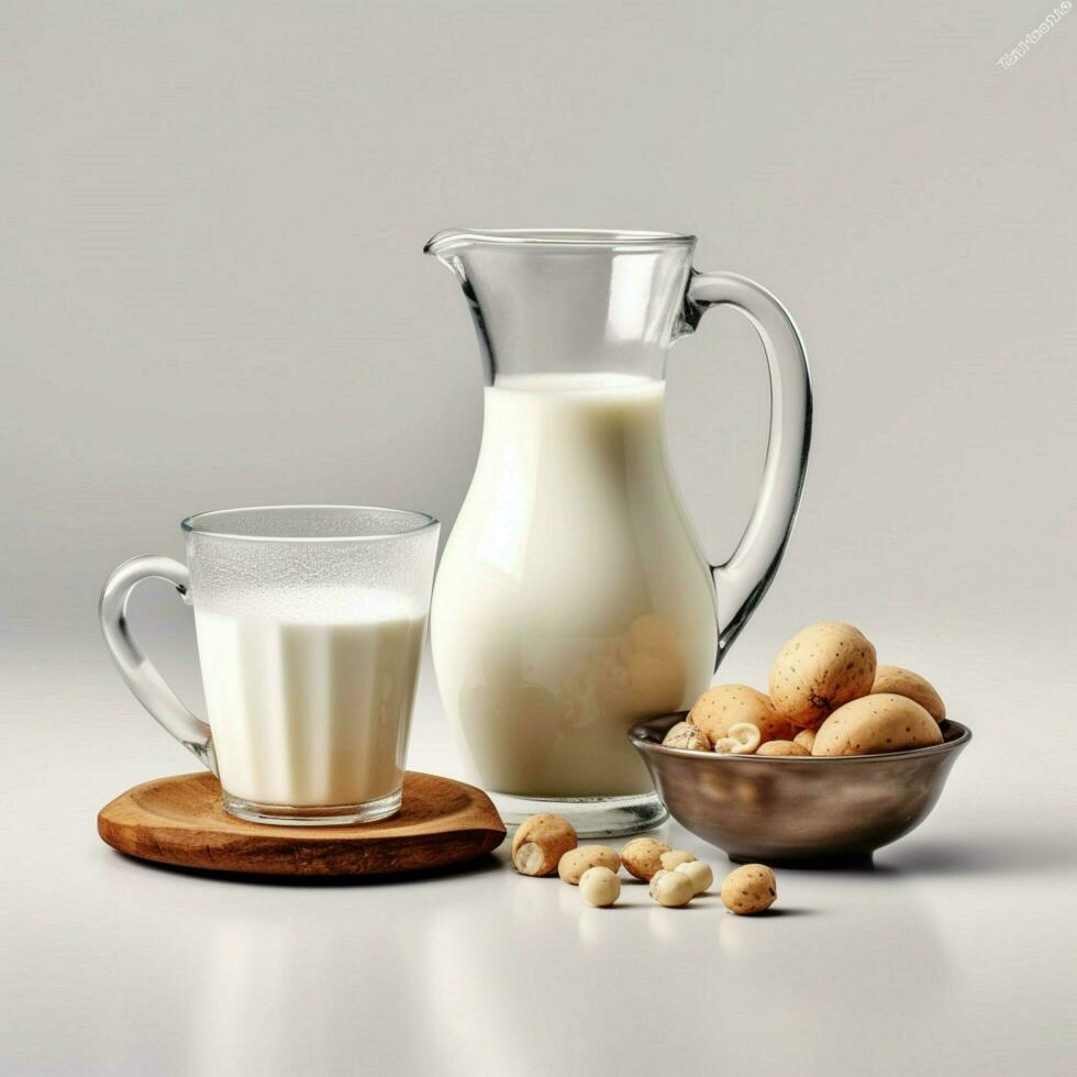 Photorealistic Product shot Food photography Milk photo