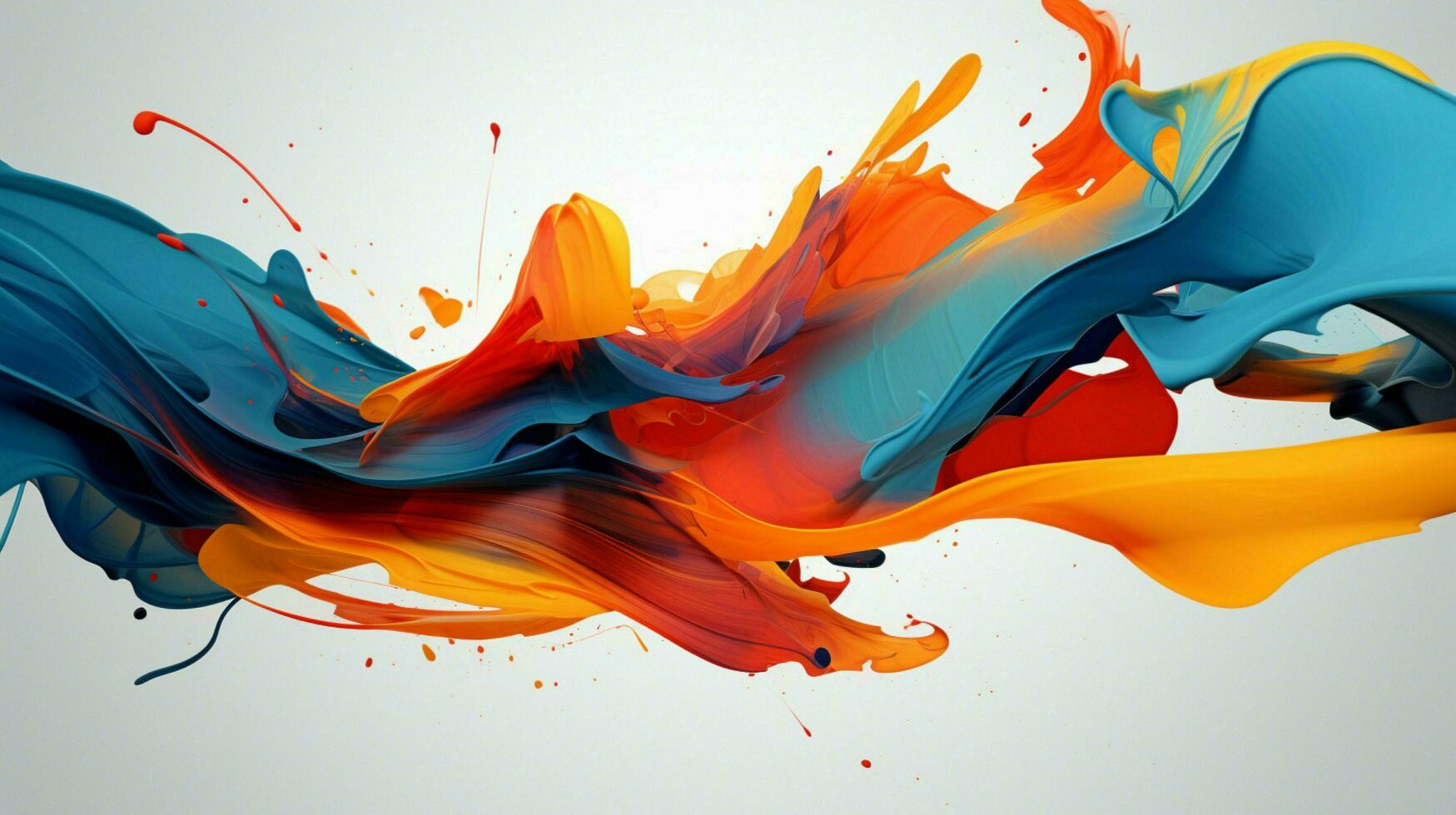 Play with negative space in an abstract artwork photo