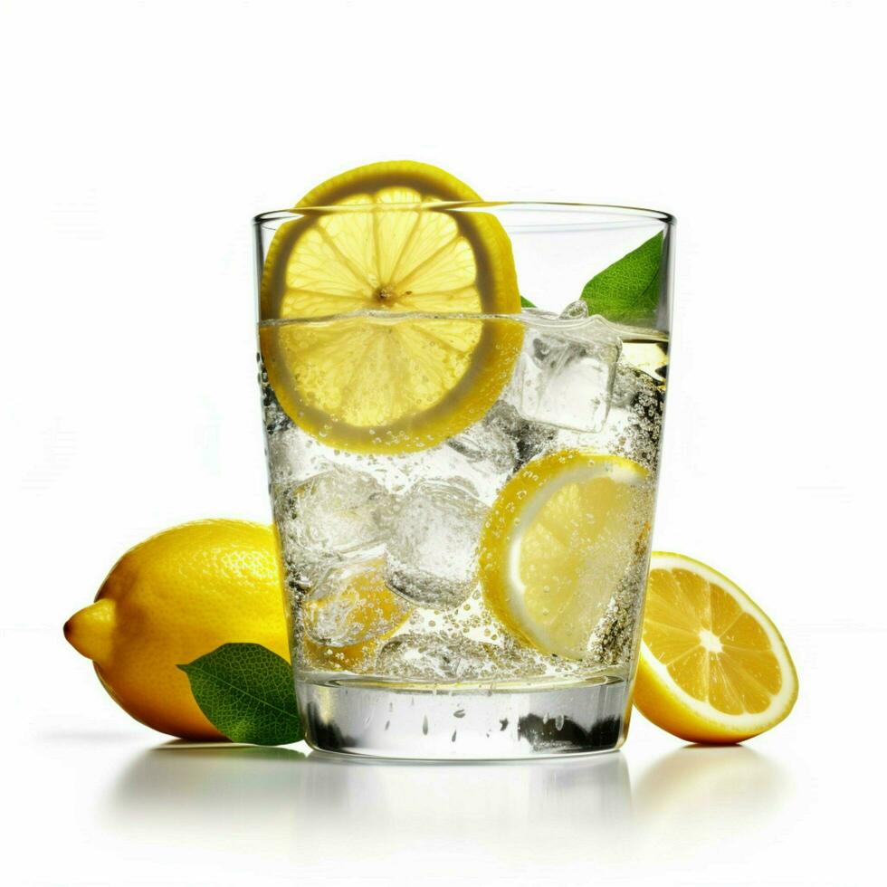 Sprite Lemon with white background high quality photo
