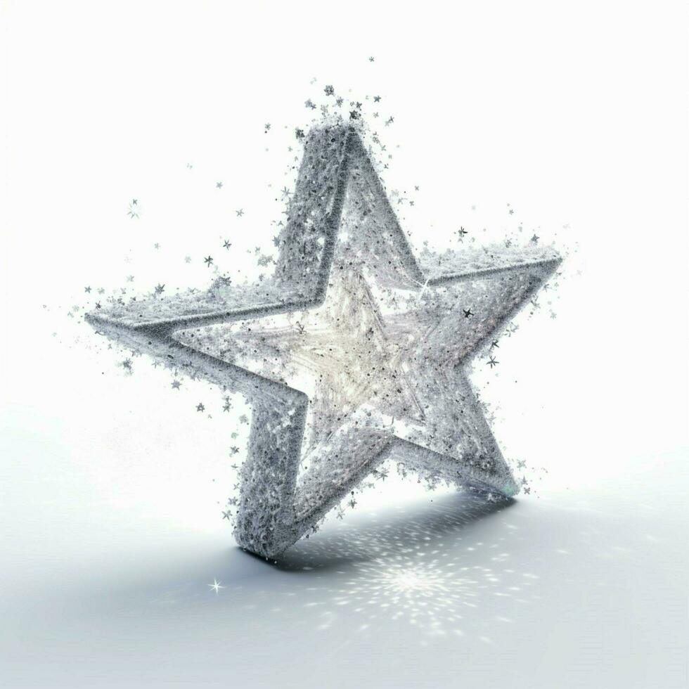 Starry with white background high quality ultra hd photo