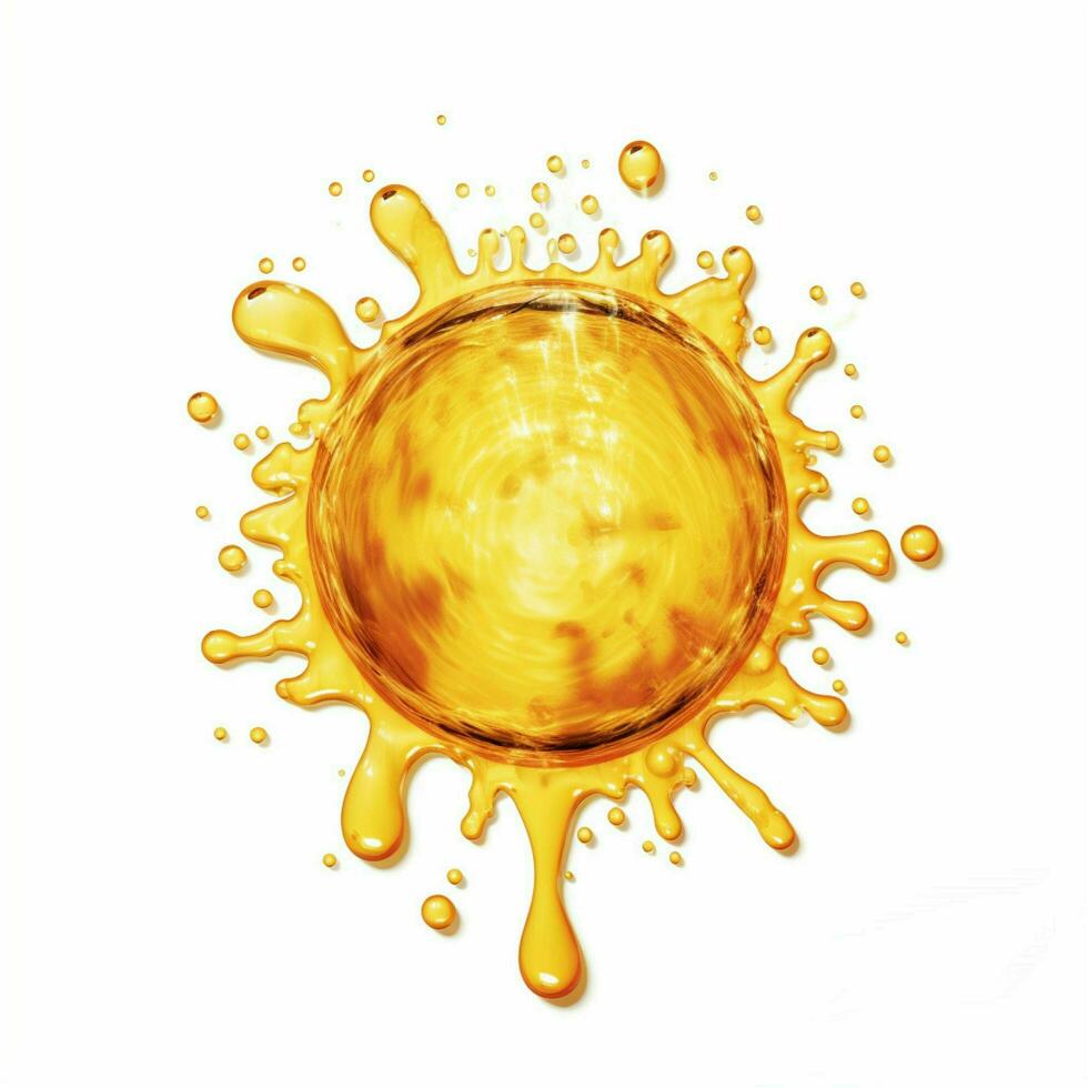 Sun Drop with white background high quality ultra photo