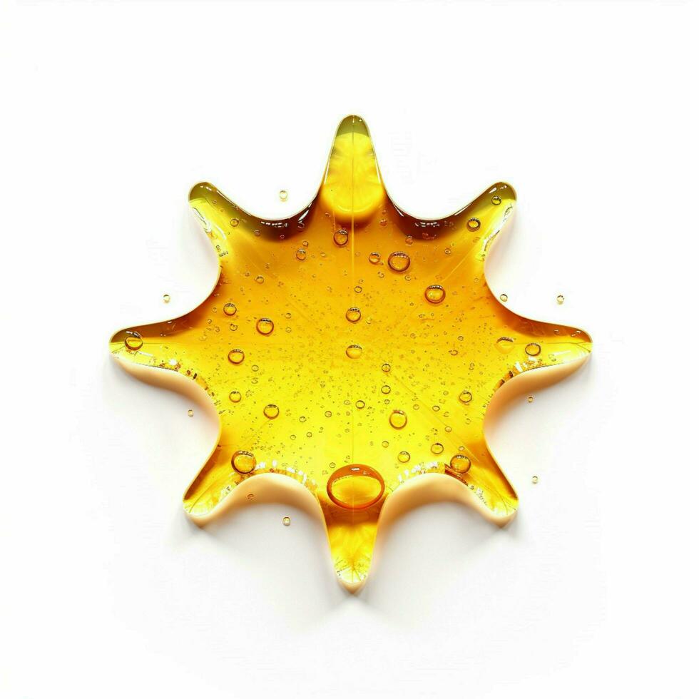 Sun Drop with white background high quality ultra photo