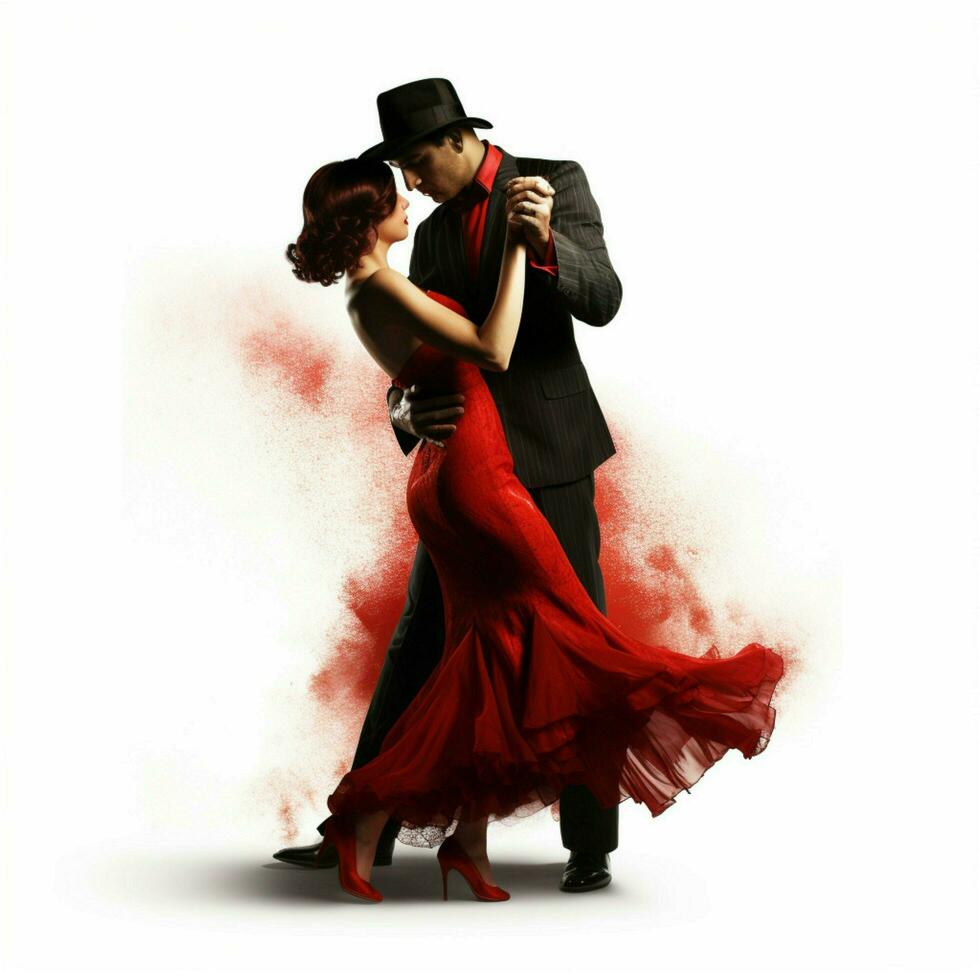Tango with white background high quality ultra hd photo