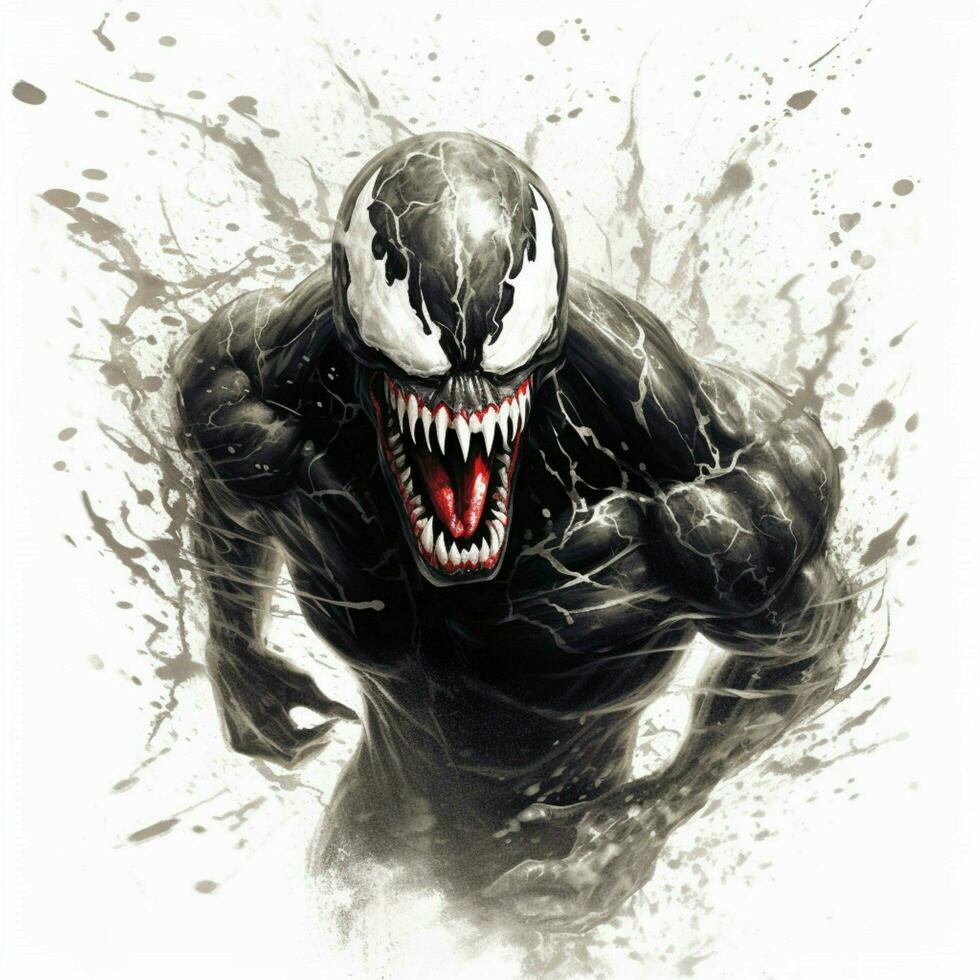 Venom Energy with white background high quality photo