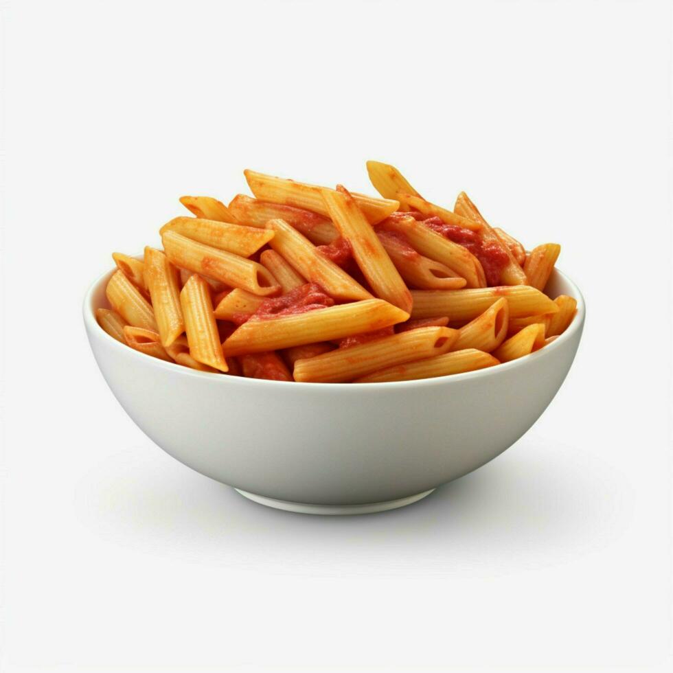 Ziti with white background high quality ultra hd photo