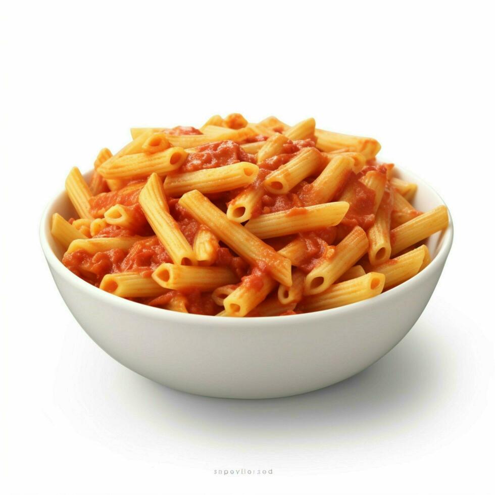 Ziti with white background high quality ultra hd photo