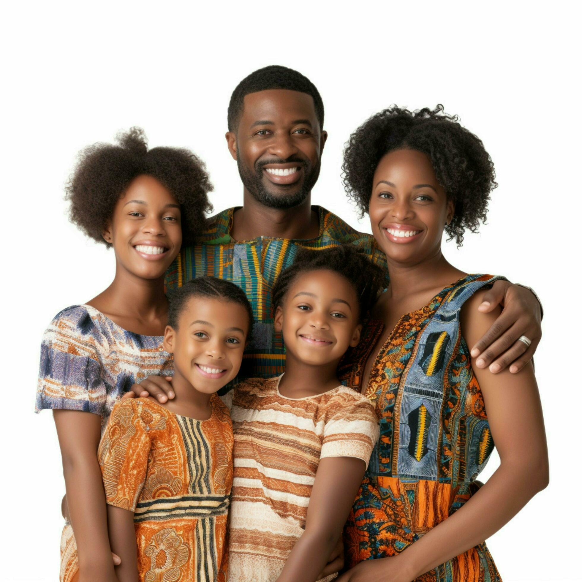african american family with transparent background high 30661878 Stock