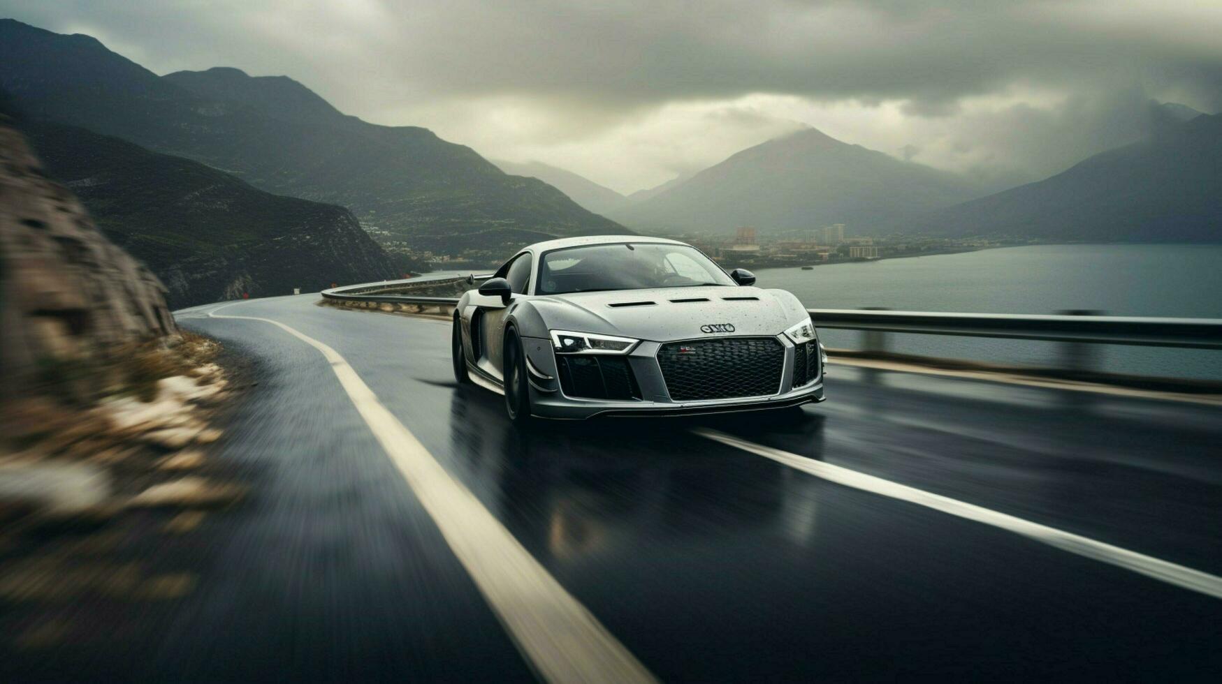 natural photography front view car racing photo