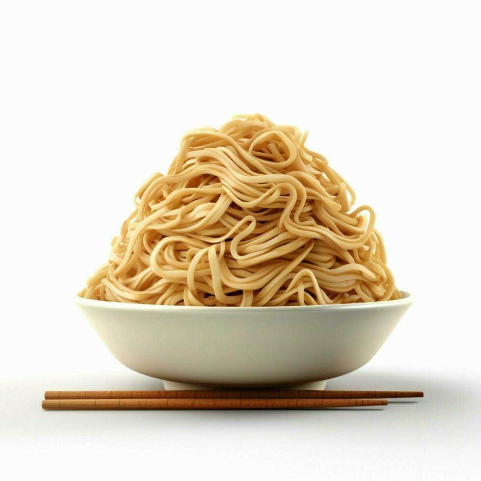 asian noodles with transparent background photo