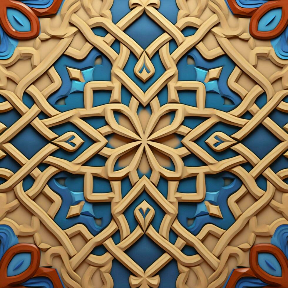 arabic patterns high quality 4k ultra hd hdr photo