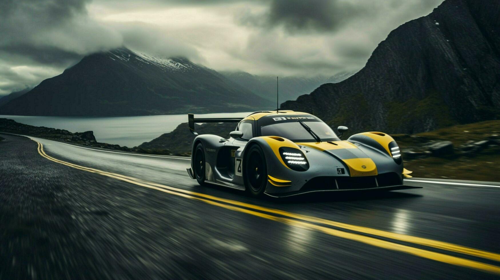 natural photography front view car racing photo