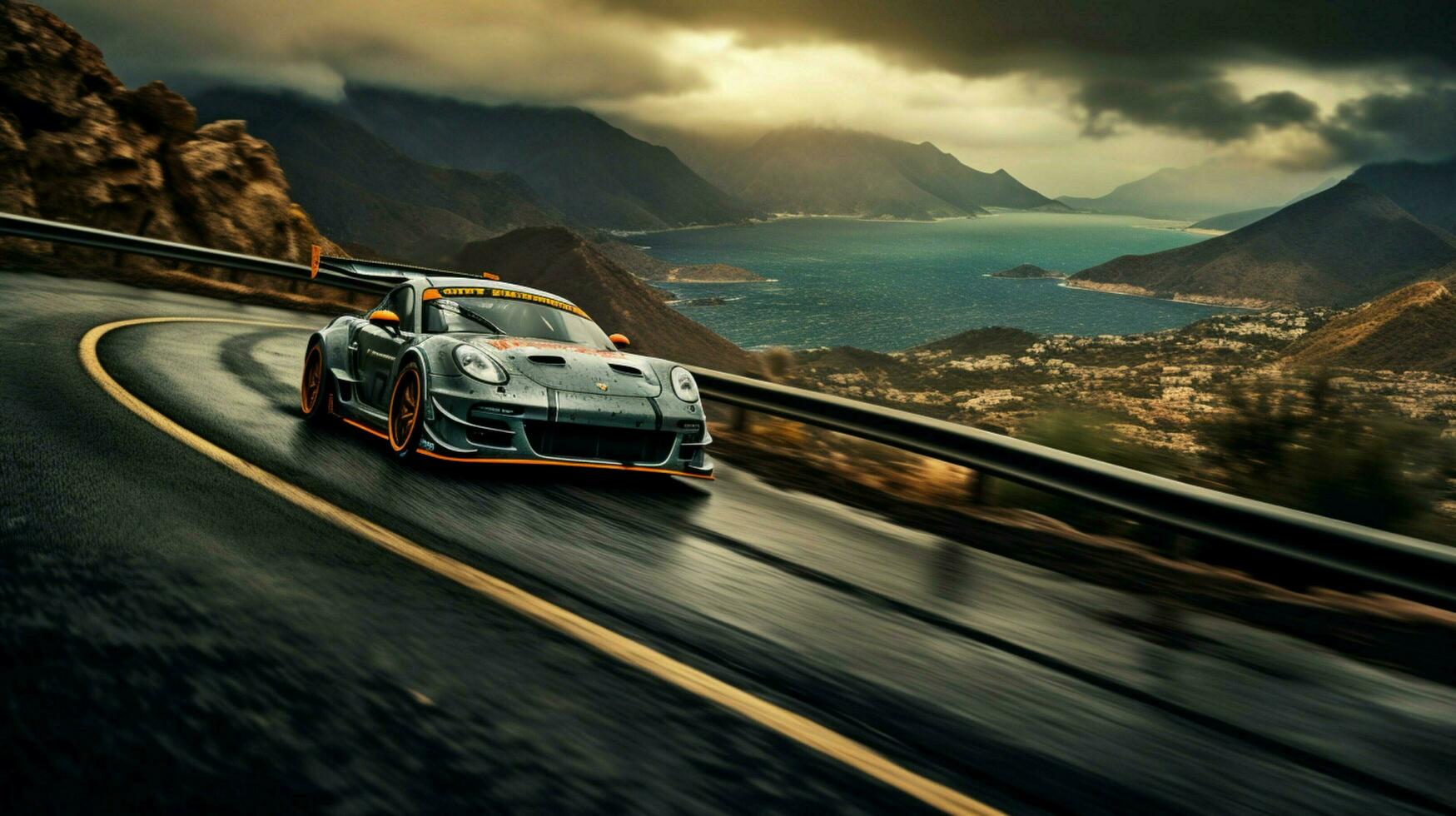 natural photography front view car racing photo