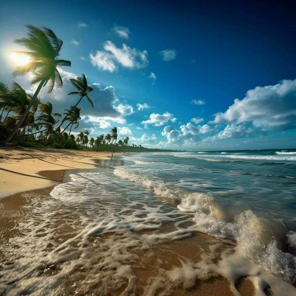 beach background high quality 4k ultra hd hdr photo