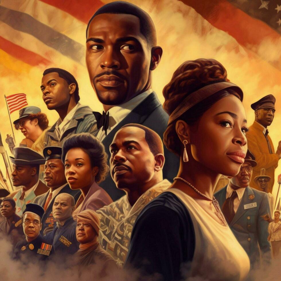 black history month high quality 4k ultra hd hdr photo