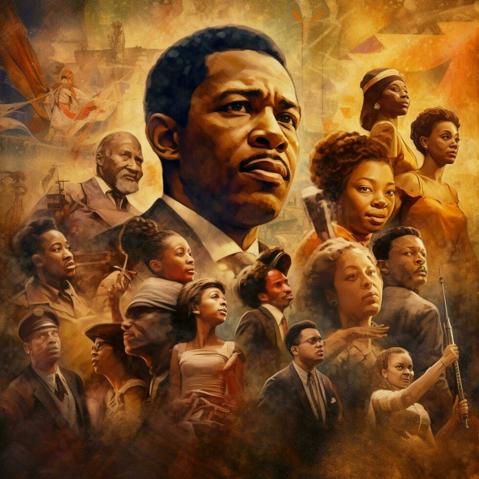 black history month high quality 4k ultra hd hdr photo