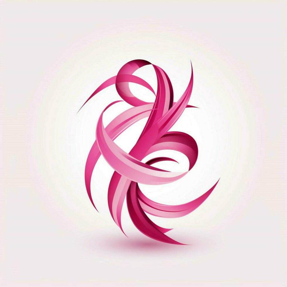breast cancer logos with transparent background photo