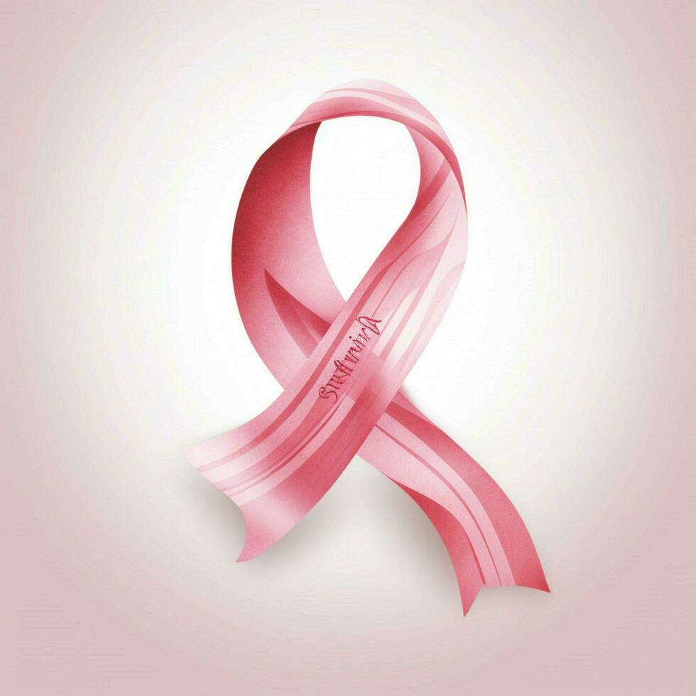 breast cancer poster with transparent background photo