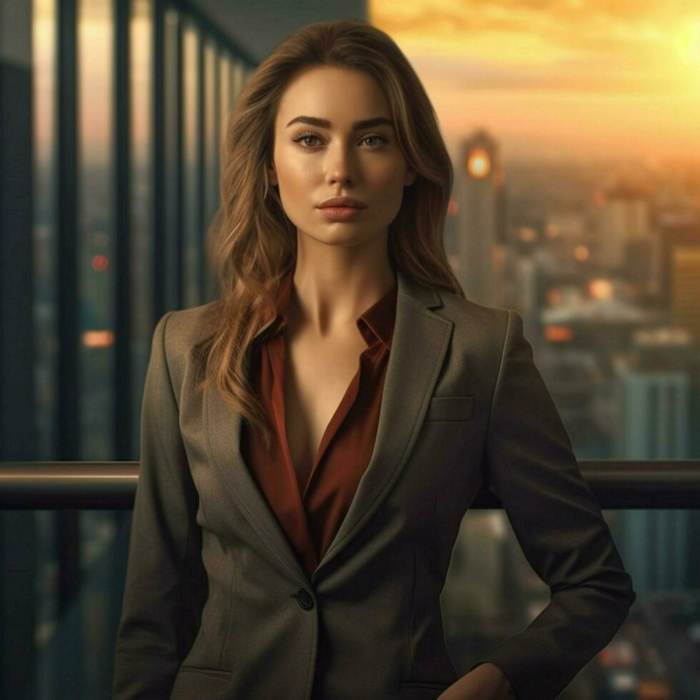 business woman high quality 4k ultra hd hdr photo