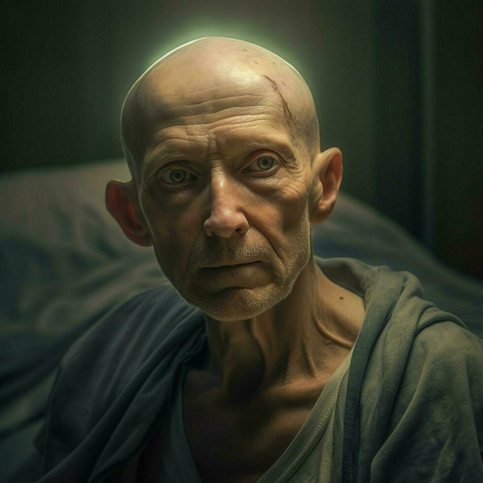 cancer patient high quality 4k ultra hd hdr photo