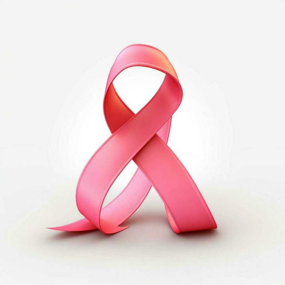 cancer ribbon with transparent background high quality photo