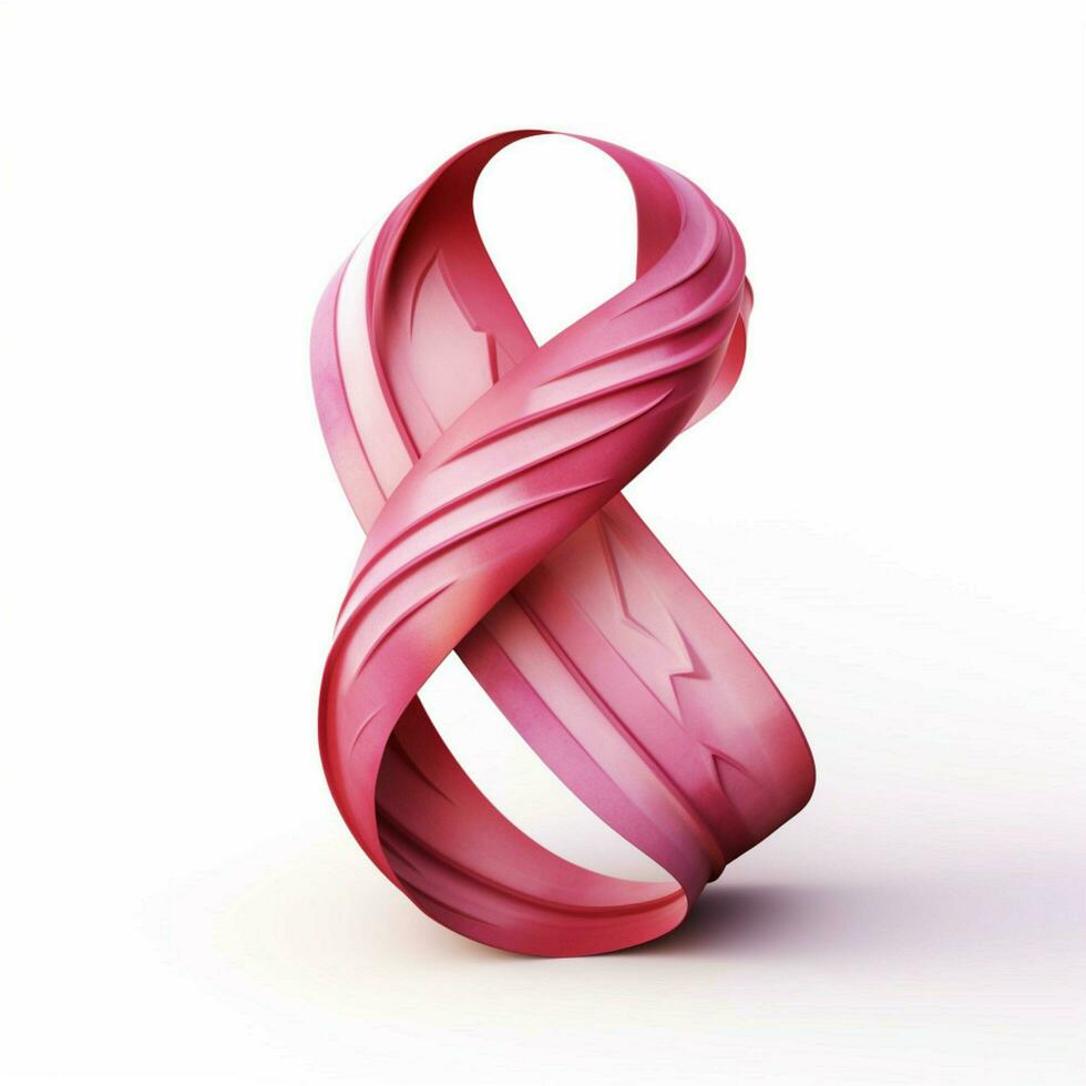 cancer ribbon with transparent background high quality photo