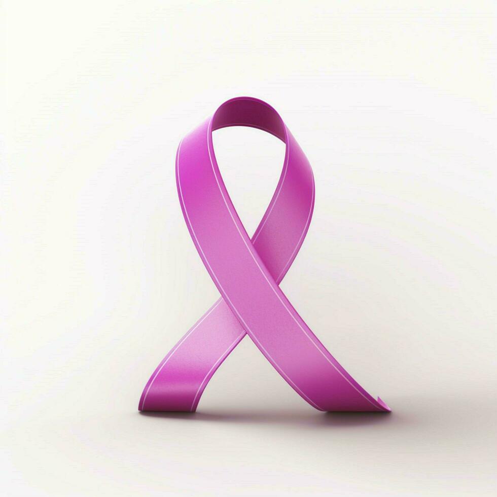 cancer ribbon with transparent background high quality photo