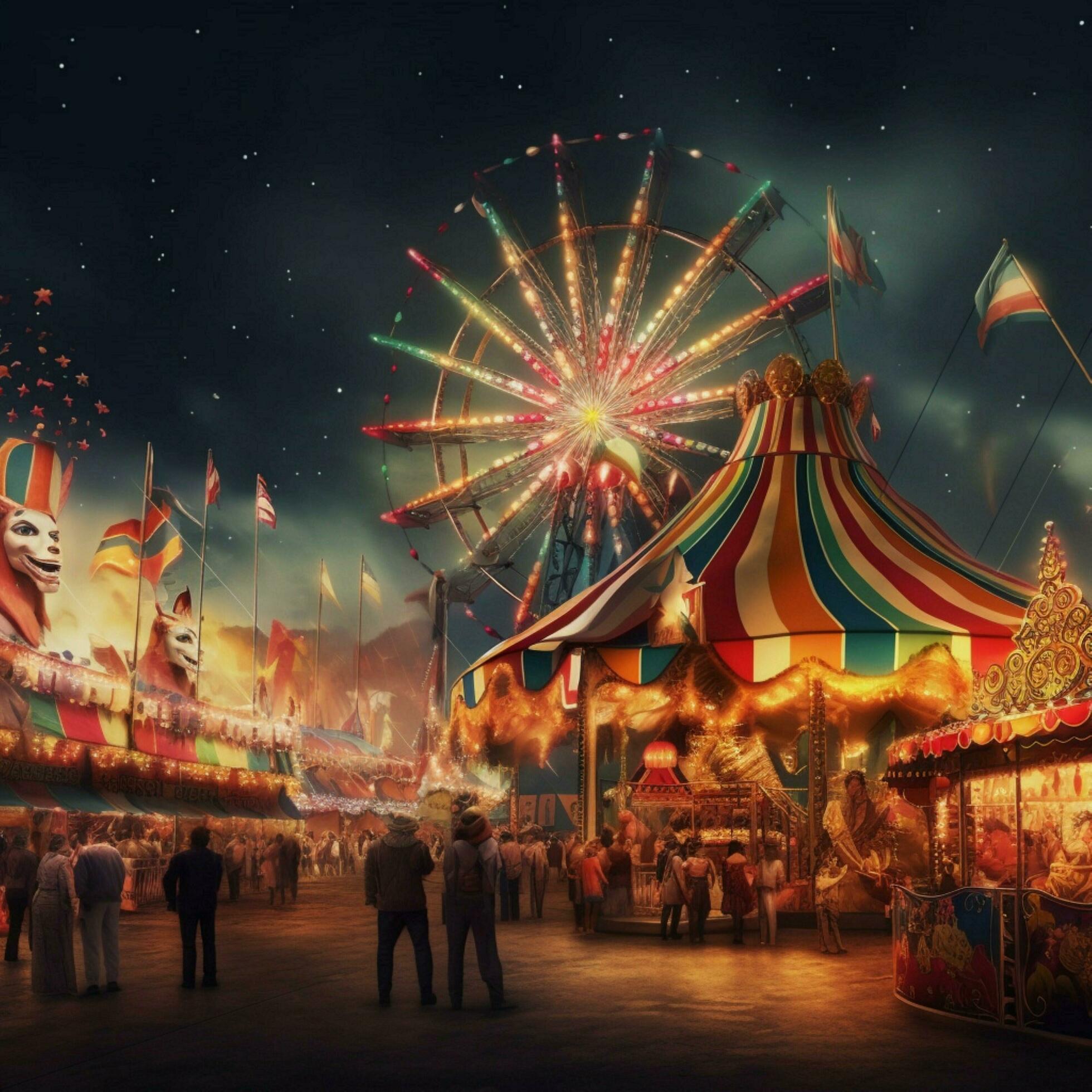 carnival background high quality 4k ultra hd hdr 30663836 Stock Photo