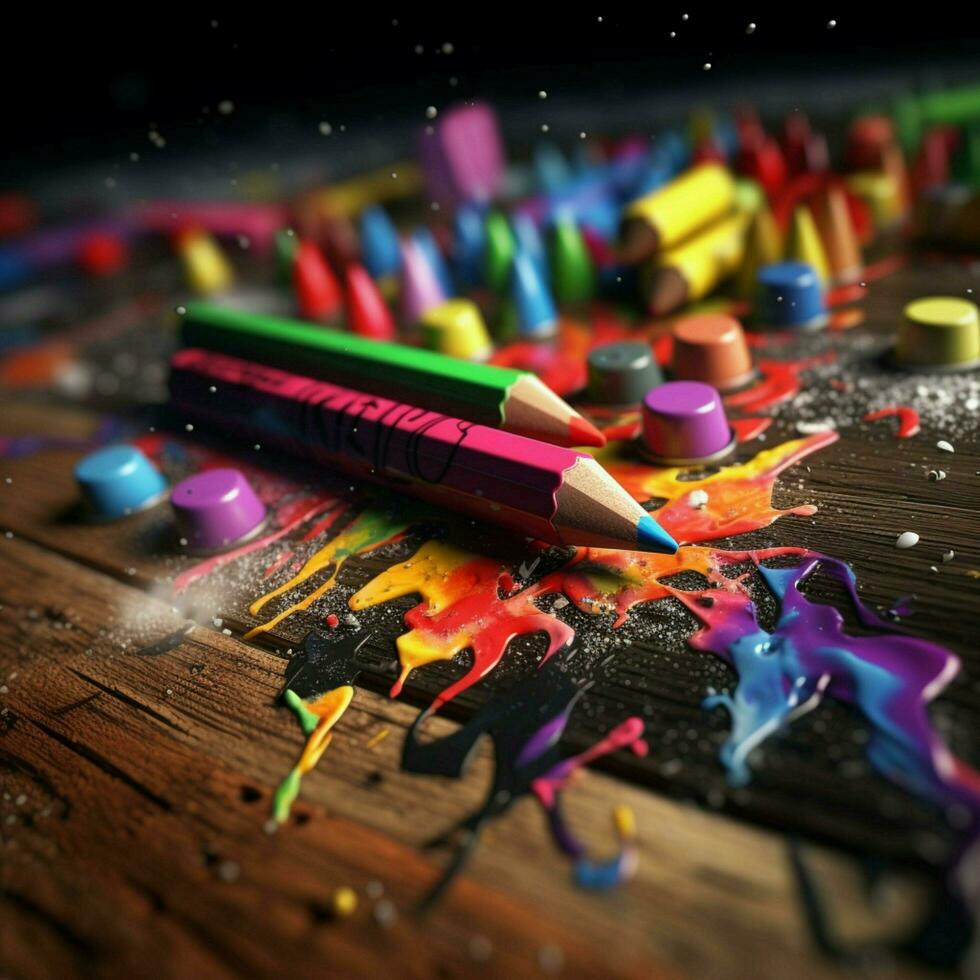 chalk high quality 4k ultra hd hdr photo