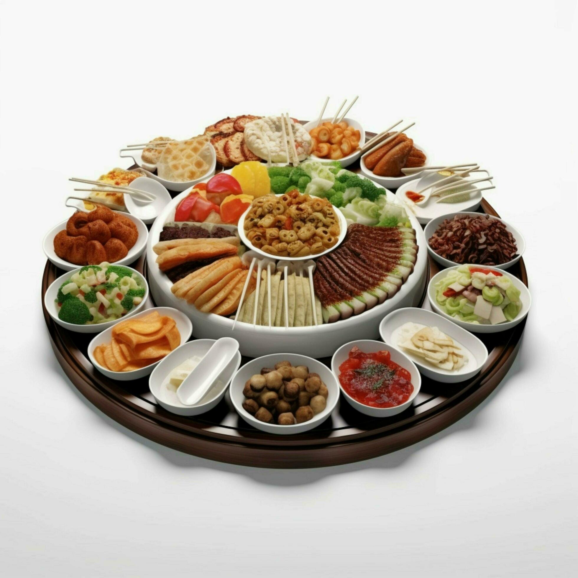 chinese food chinese buffet with transparent background 30664230 Stock