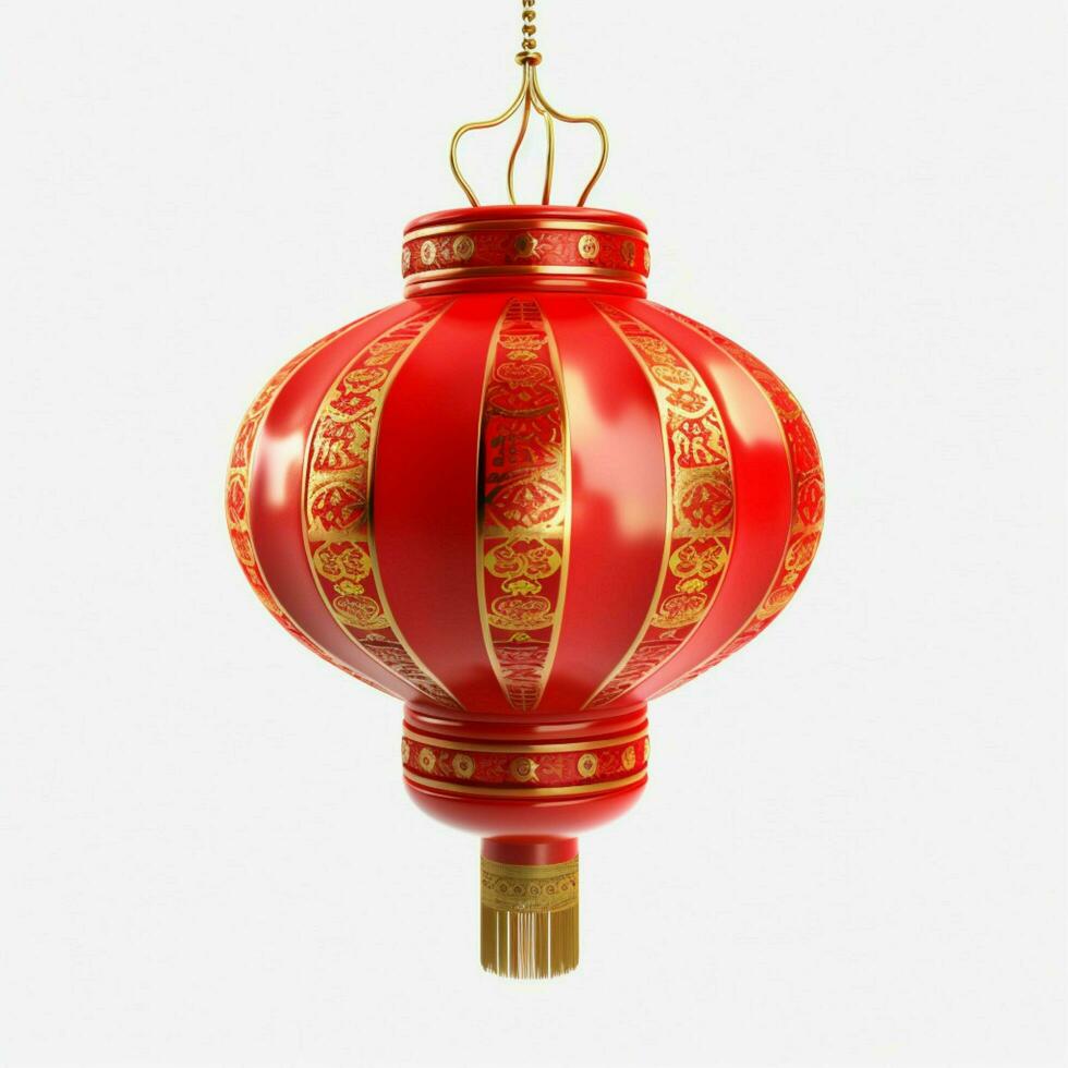 chinese new year lantern with transparent background high photo