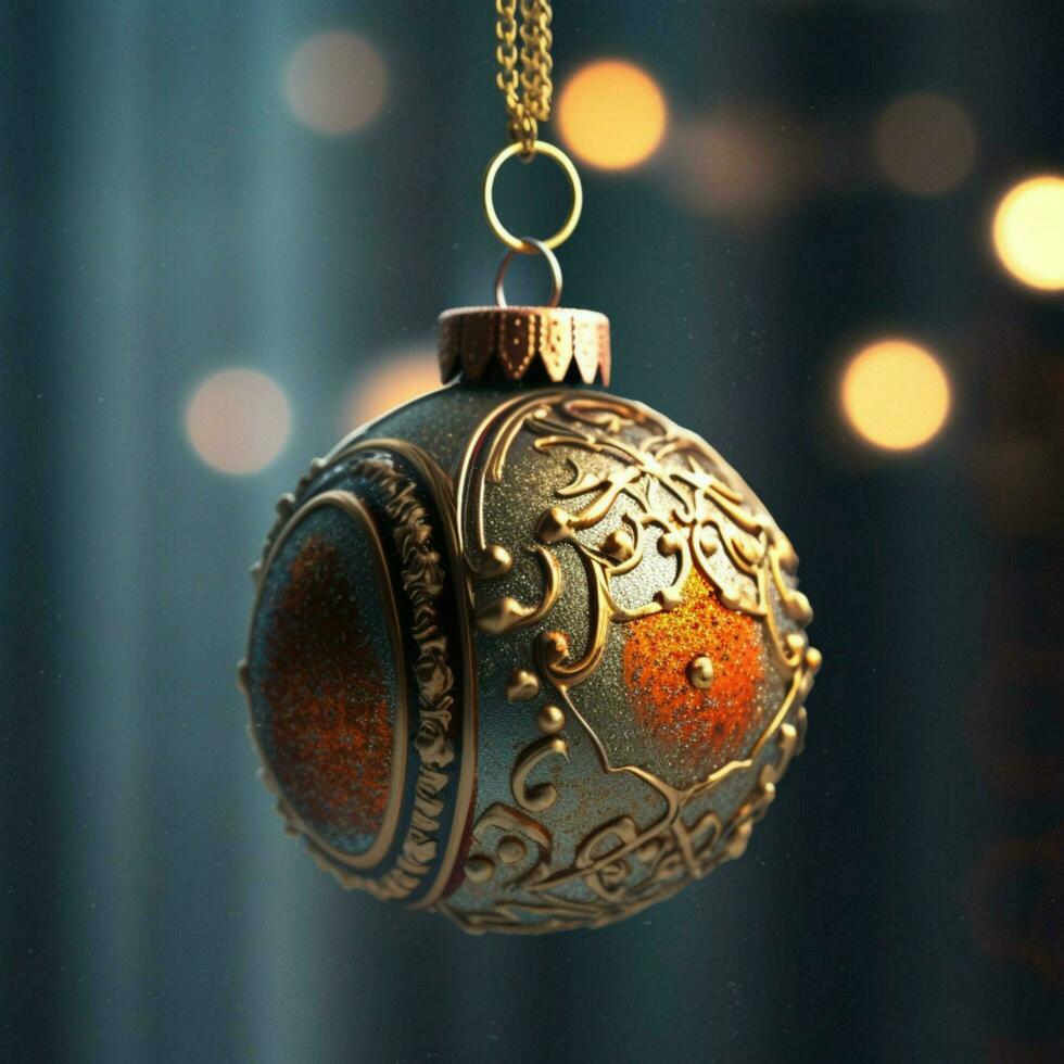 christmas bauble high quality 4k ultra hd hdr photo