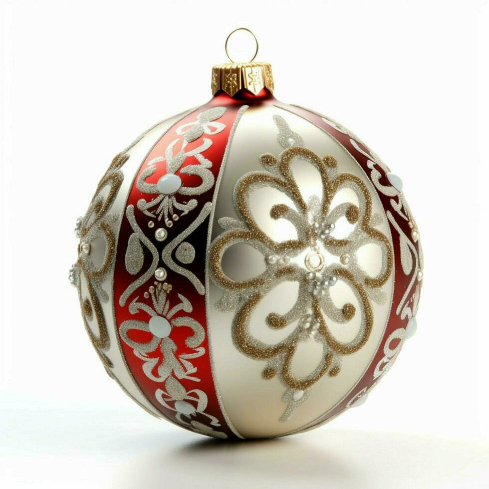 christmas bauble with transparent background high quality photo