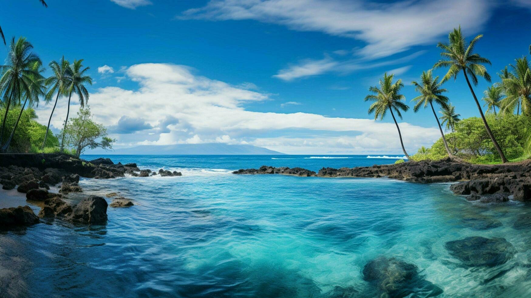 picture blue ocean Hawaii photo