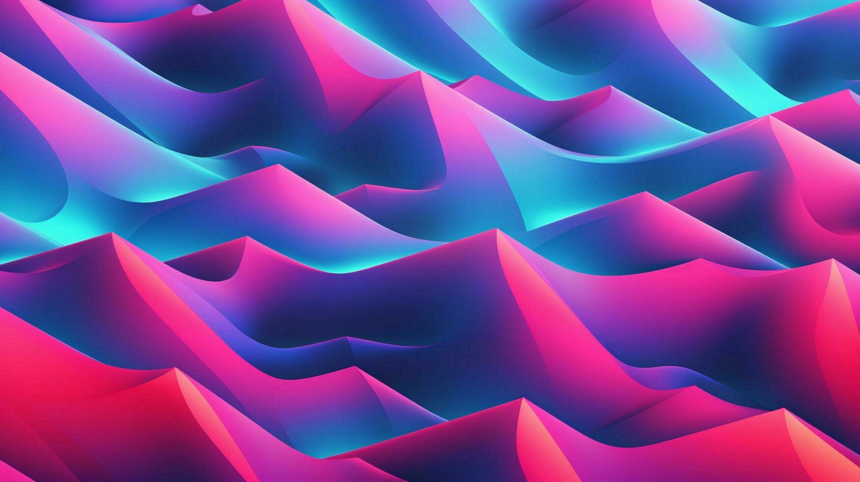 different shapes pattern in the style of vapor wave photo