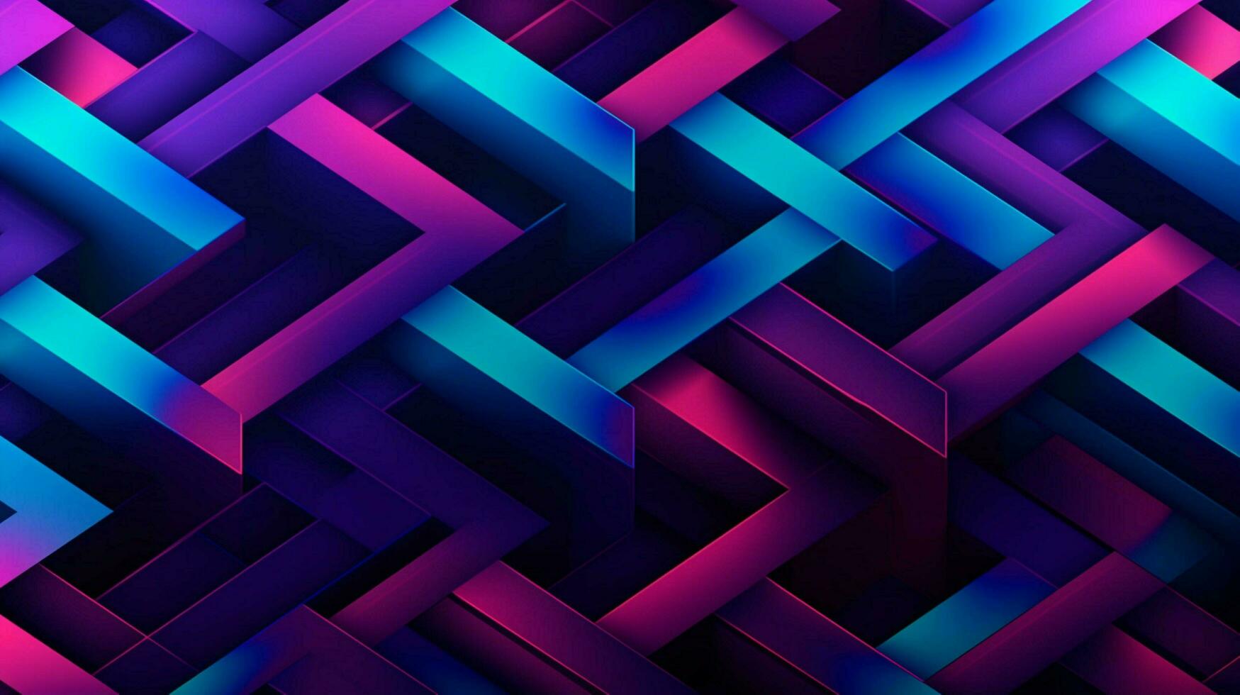 different shapes pattern in the style of vapor wave photo