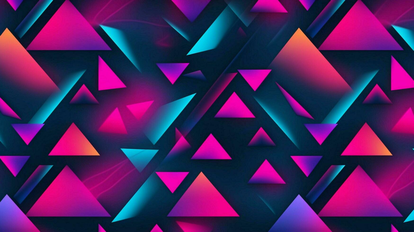 different shapes pattern in the style of vapor wave photo