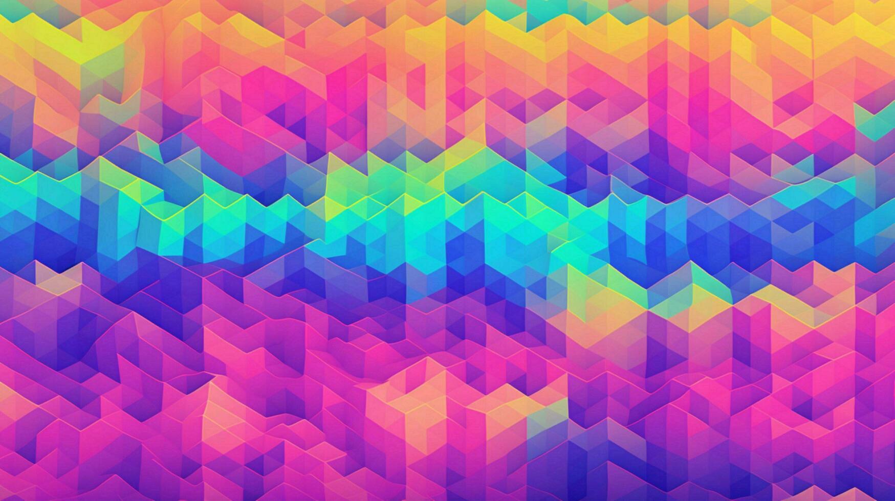 different shapes pattern in the style of vapor wave photo