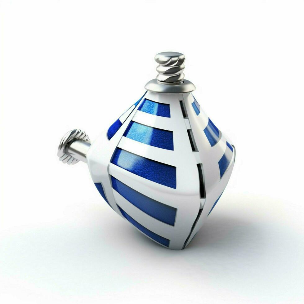 dreidel with white background high quality ultra hd photo