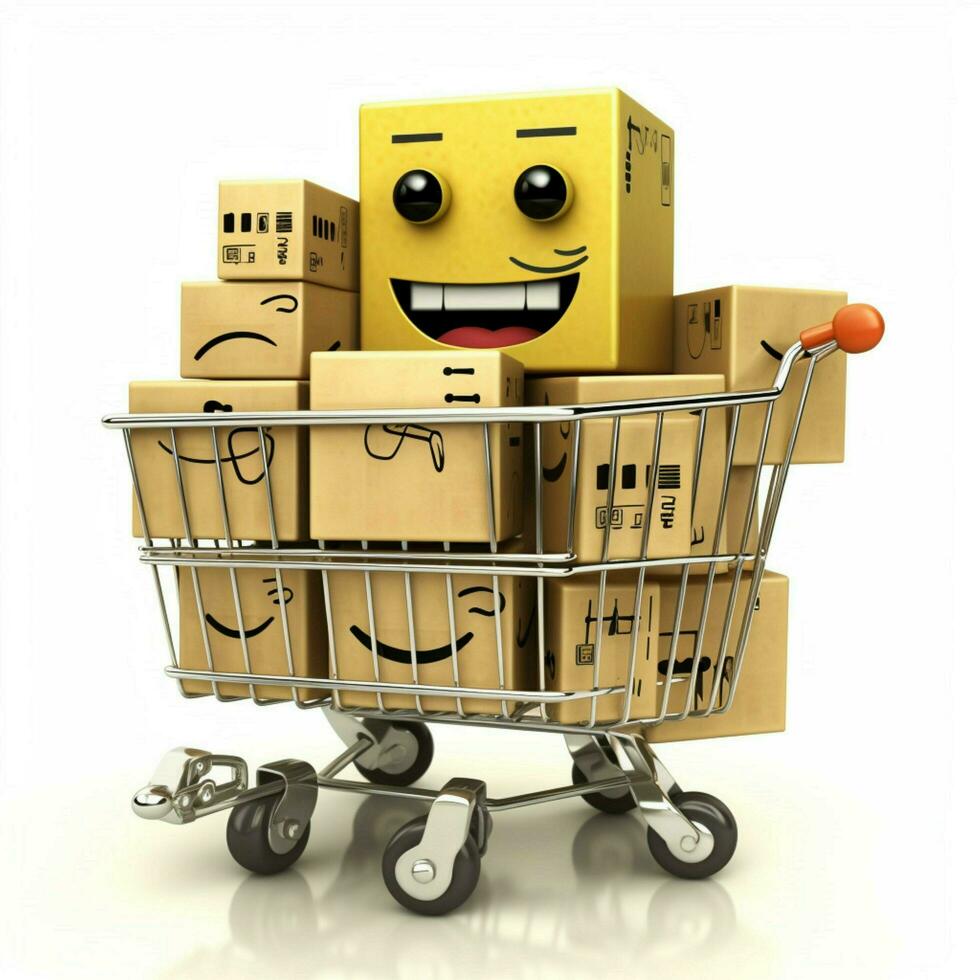 e-commerce with white background high quality ultra photo