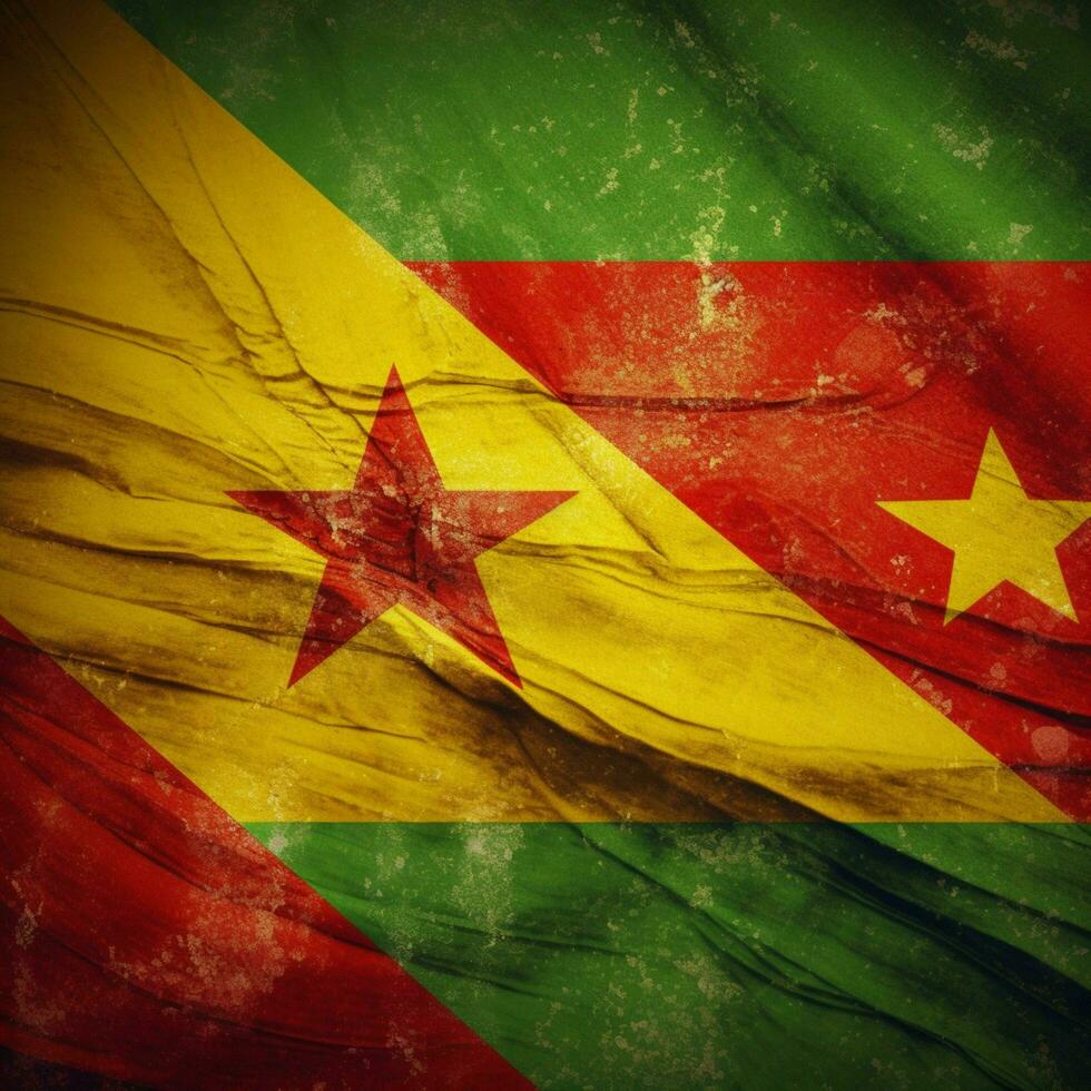 flag of Benin Dahomey high quality 4k photo