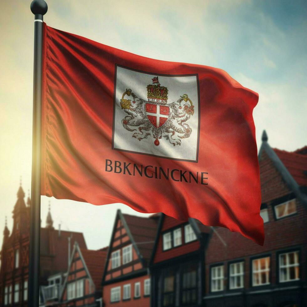 flag of Brunswick and Luneburg high qu photo