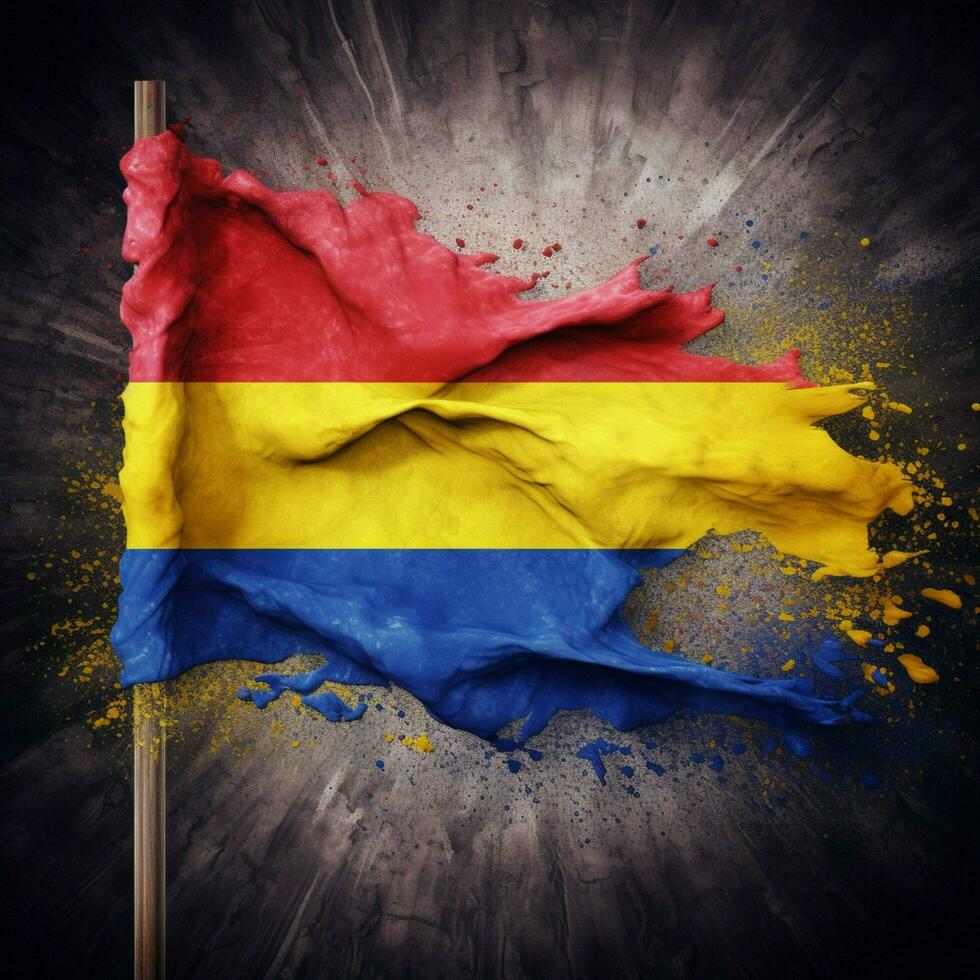 bandera de Chad alto calidad 4k ultra hd foto