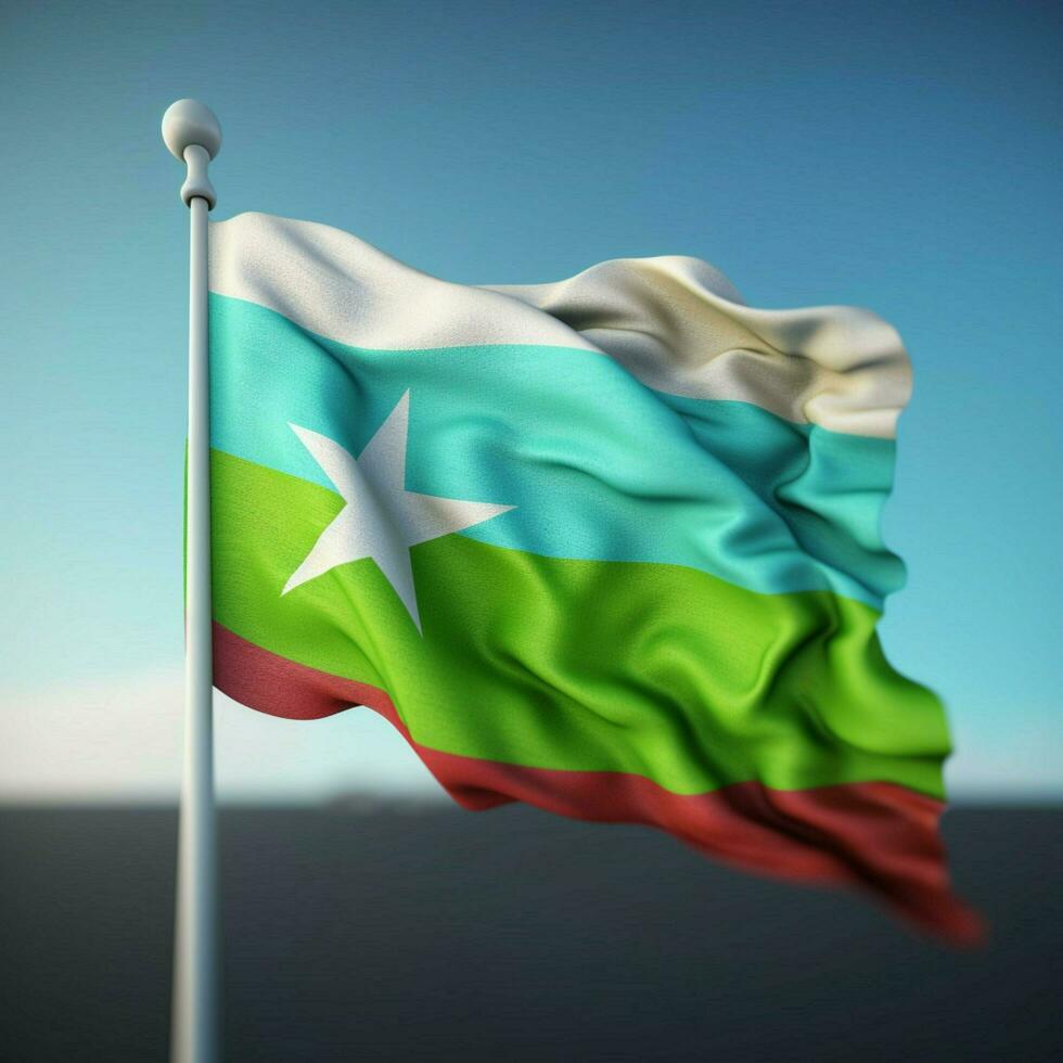 flag of Djibouti high quality 4k ultra photo