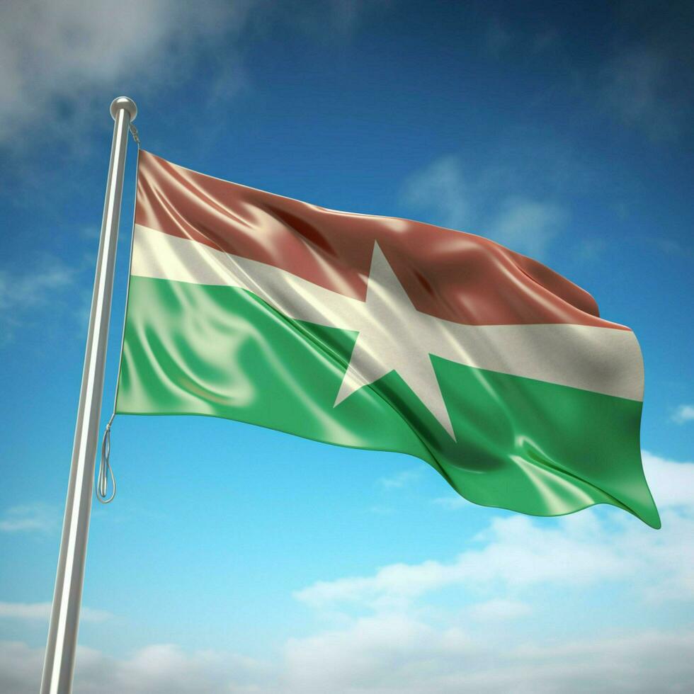 flag of Djibouti high quality 4k ultra photo