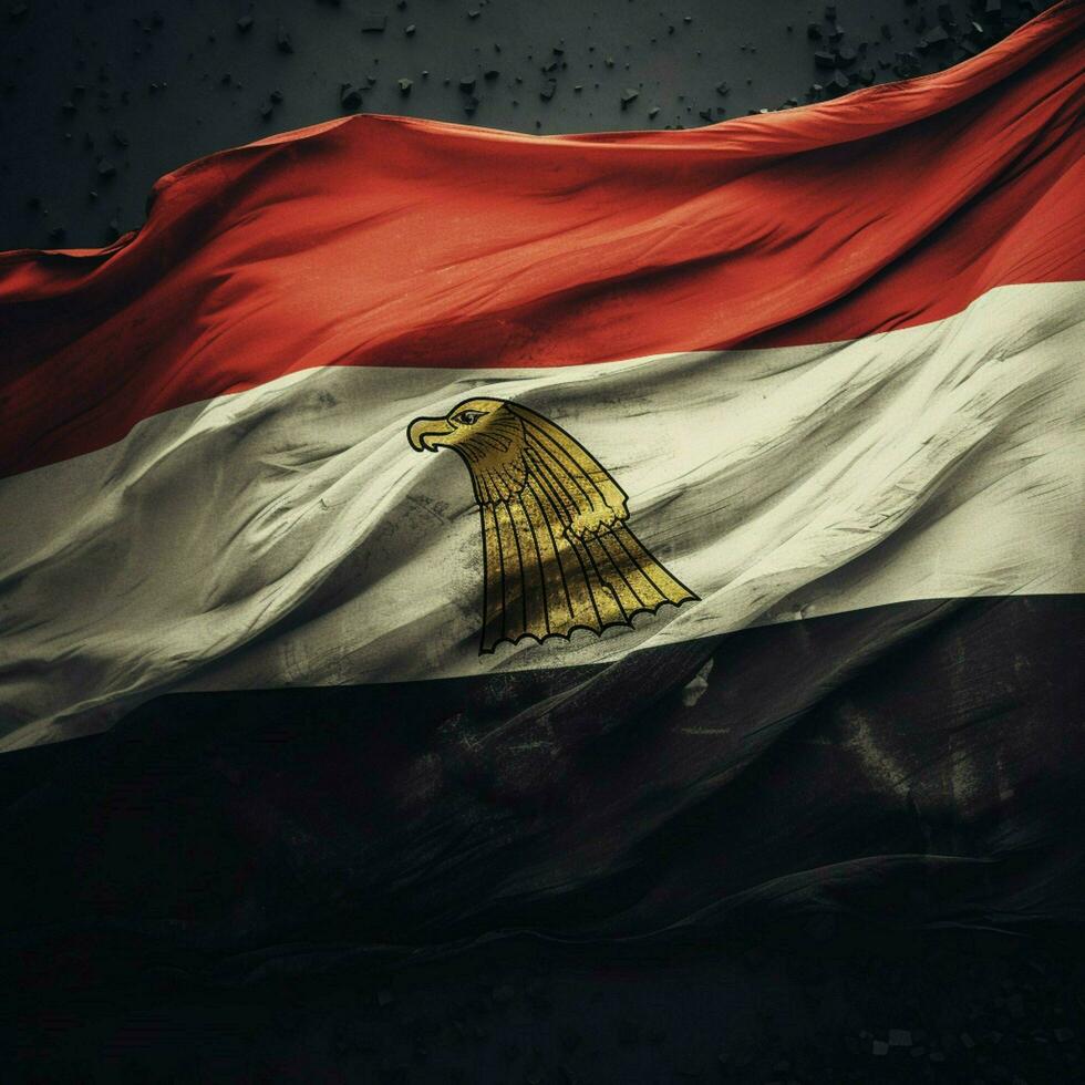 flag of Egypt high quality 4k ultra hd photo