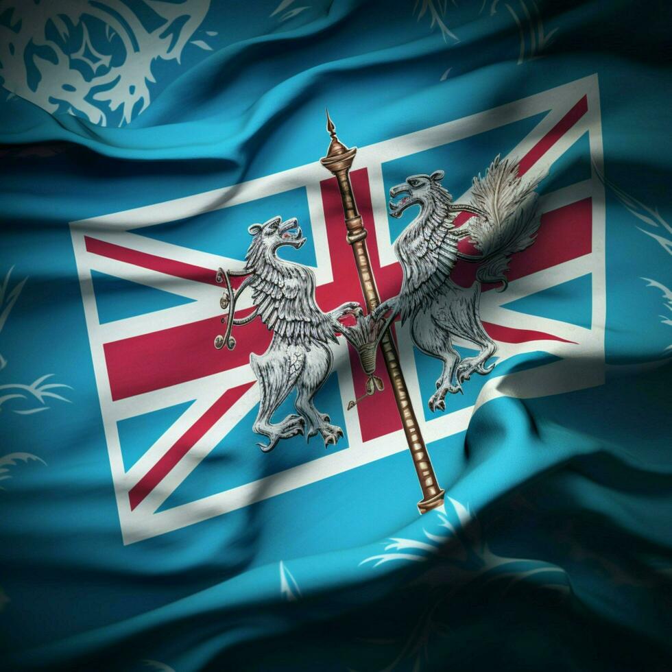 flag of Fiji high quality 4k ultra hd photo