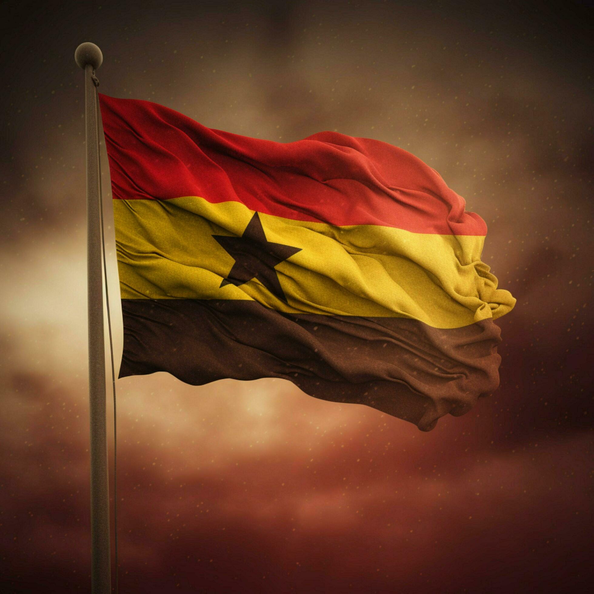 flag of Ghana high quality 4k ultra hd 30667196 Stock Photo at Vecteezy